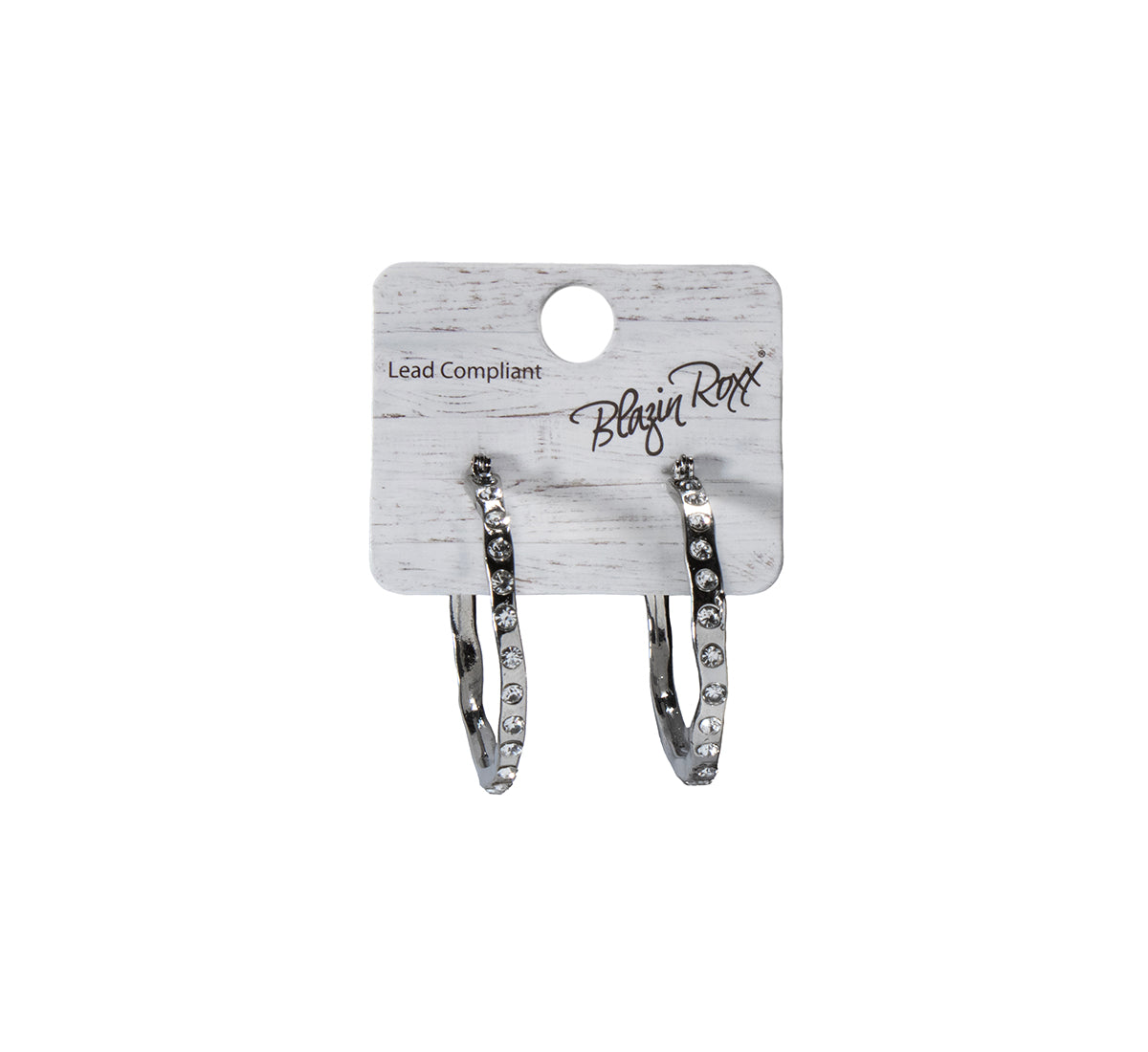 Hoop Earrings w/RS Around