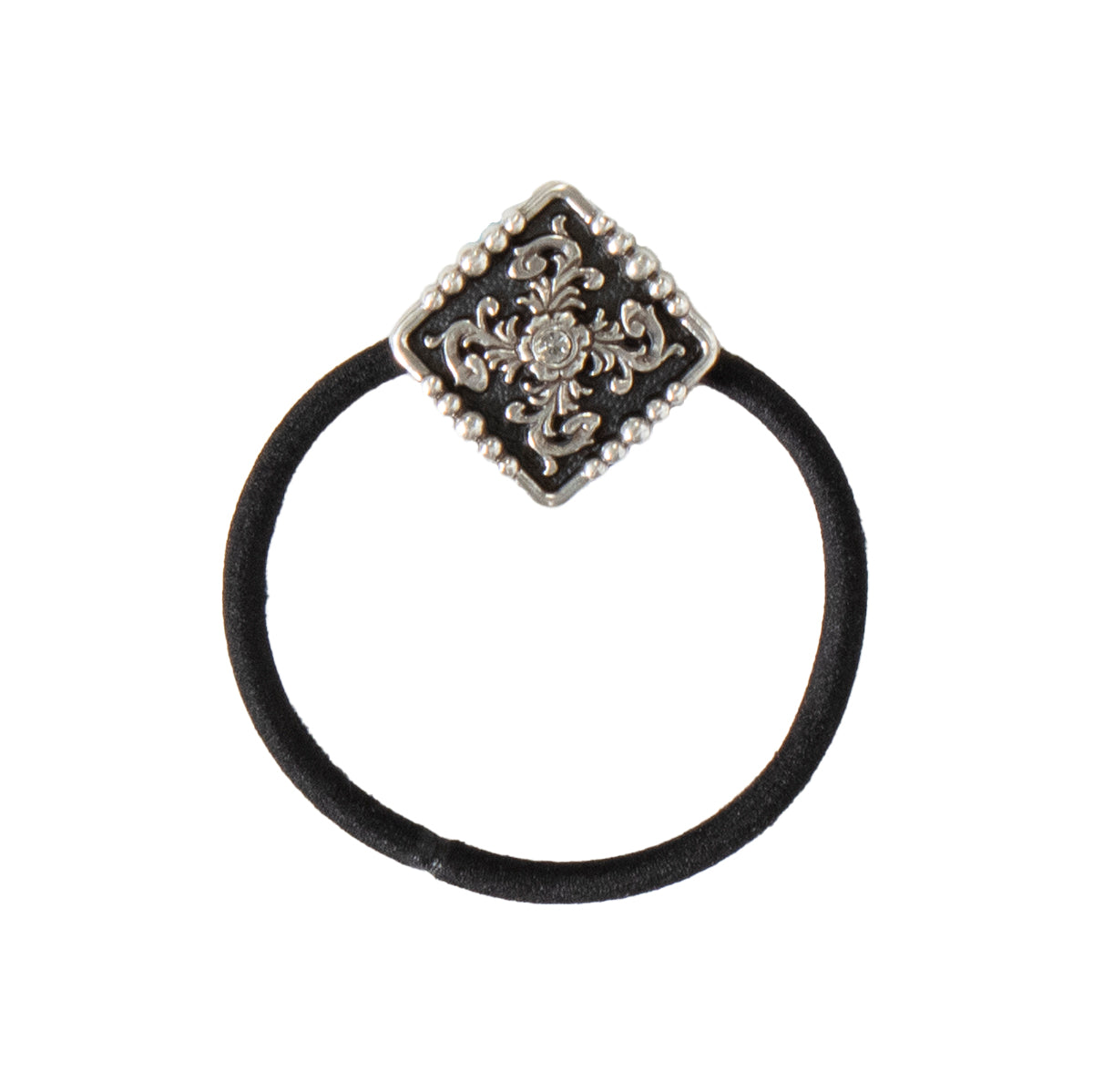 Diamond Shaped Concho Blazin Roxx Hair Tie