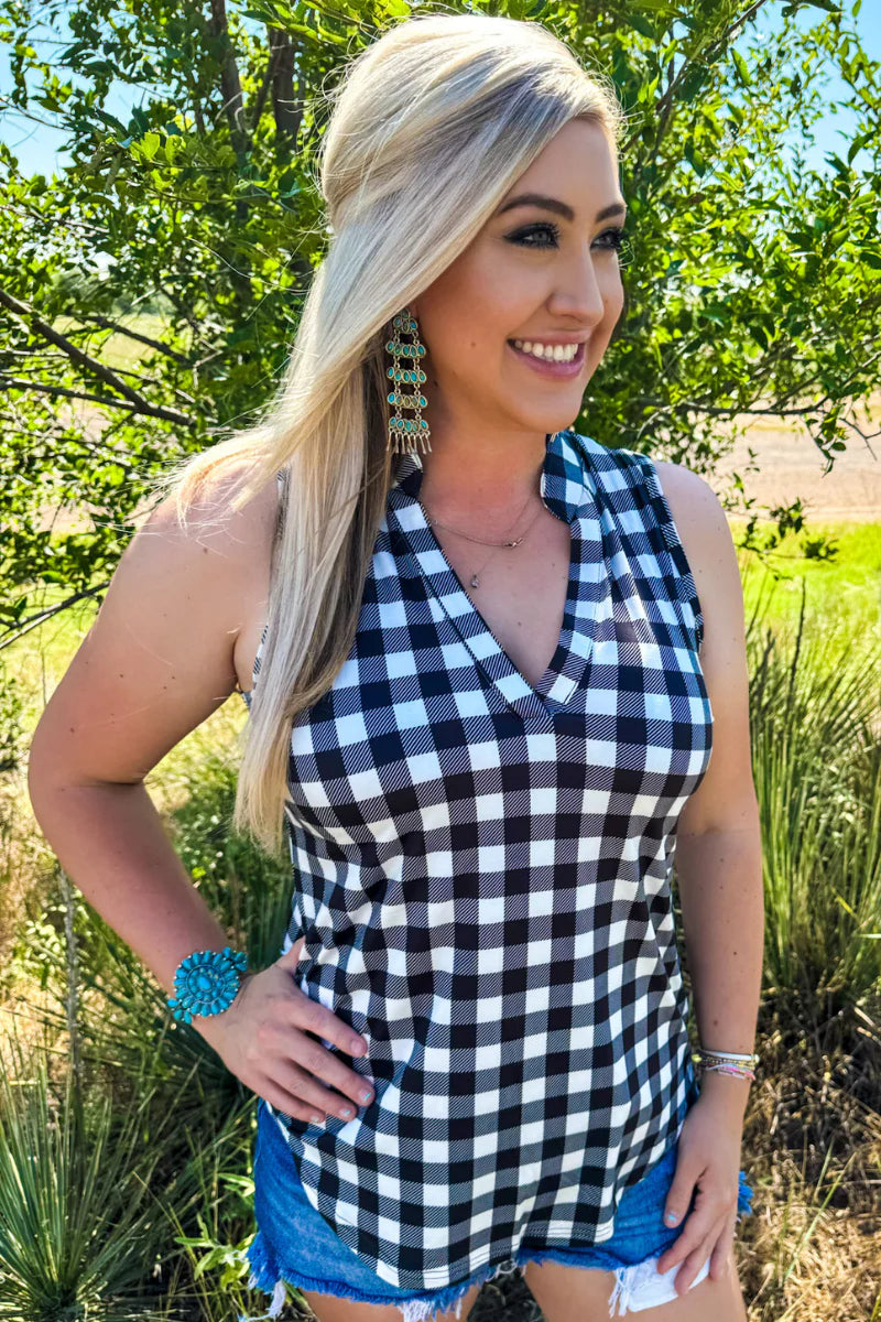 Plaid My Love Top
