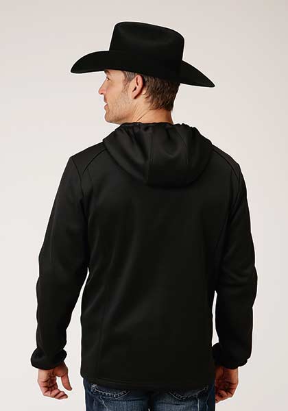 Mens Down Filled Crushable Combo Camo/Black Roper Jacket