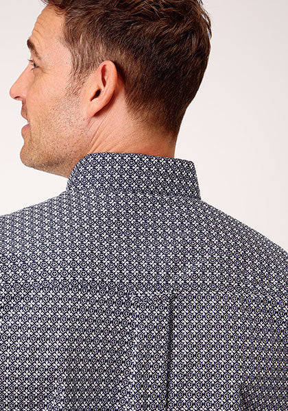 Mens S/S Amarillo Allover Print Shirt