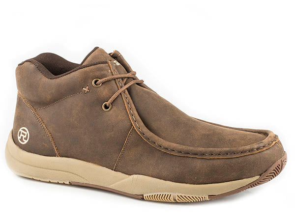 Mens Roper Brown Vintage Lace Up Casual Shoe