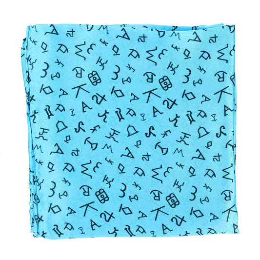 Wild Rag with Turquoise Brand Pattern