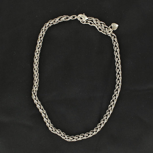 Genuine Silver Tone Strand Necklace