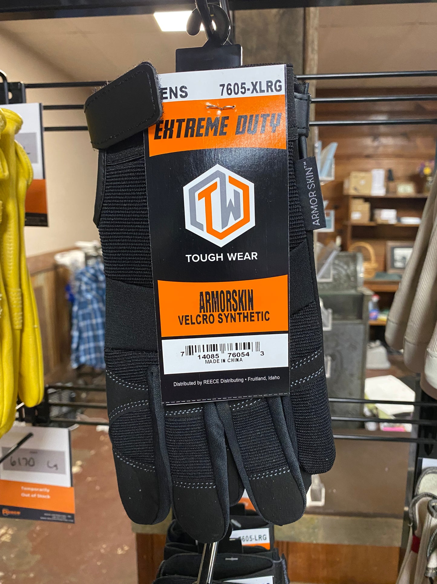 Armor Skin Velcro Synthetic Gloves