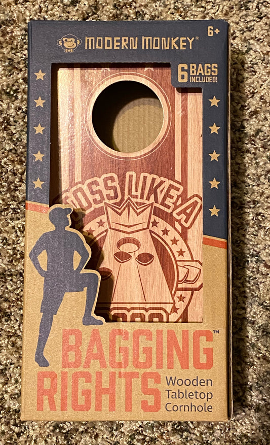 Toss Like a Boss Tabletop Cornhole Game