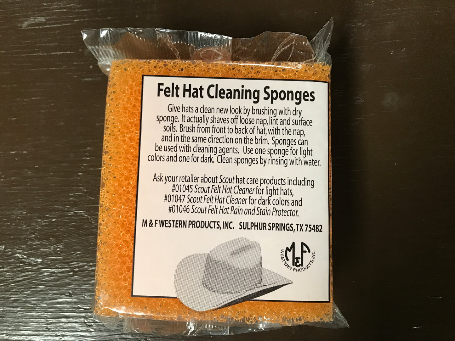 Felt Hat Cleaning Sponge