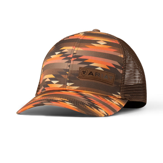 Ariat  Ladies PonyFlo Cap  Multi Colored Embossed Patch Cap