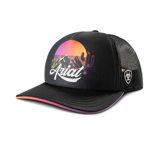 Ariat Ladies Cap Sunset Desert Scene Print