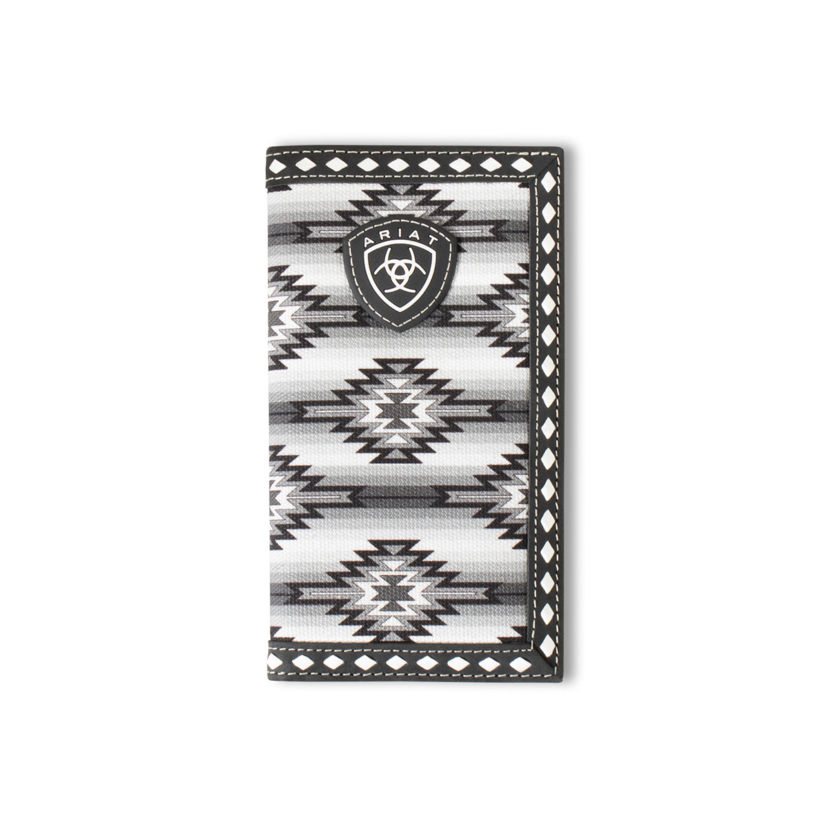 Ariat Rodeo Wallet Gray/Black Diamond Southwest Pattern