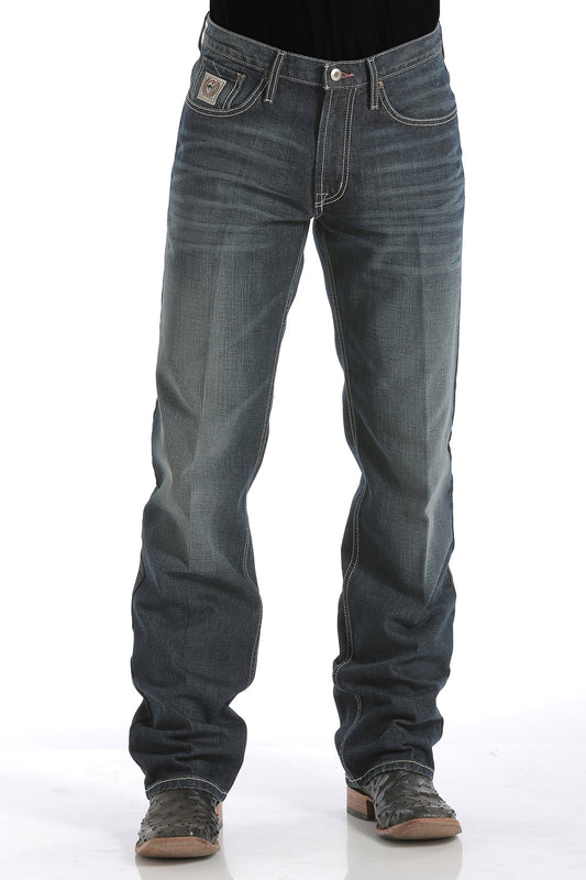 White Label Dark Stone Distressed Men’s Jean