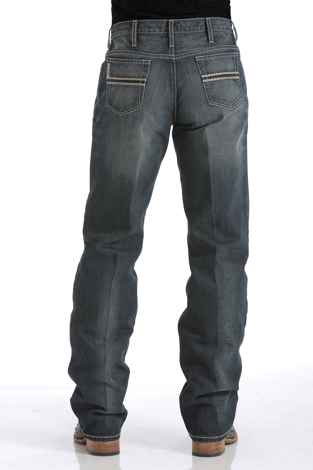 White Label Dark Stone Distressed Men’s Jean