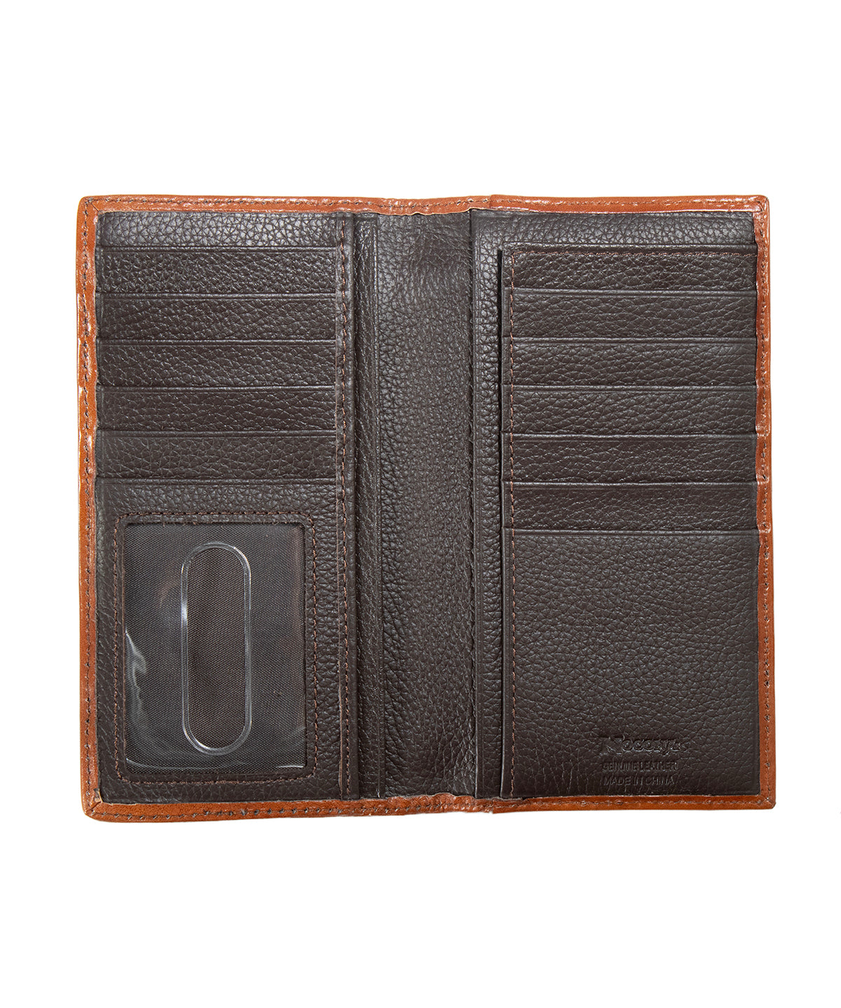 Nocona Rodeo Wallet Long Horn Overlay w/hairon