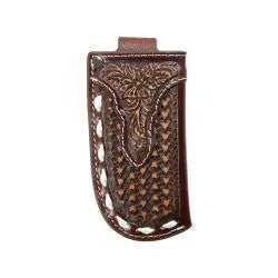Nocona Knife Sheath Overlay with Buckstitch