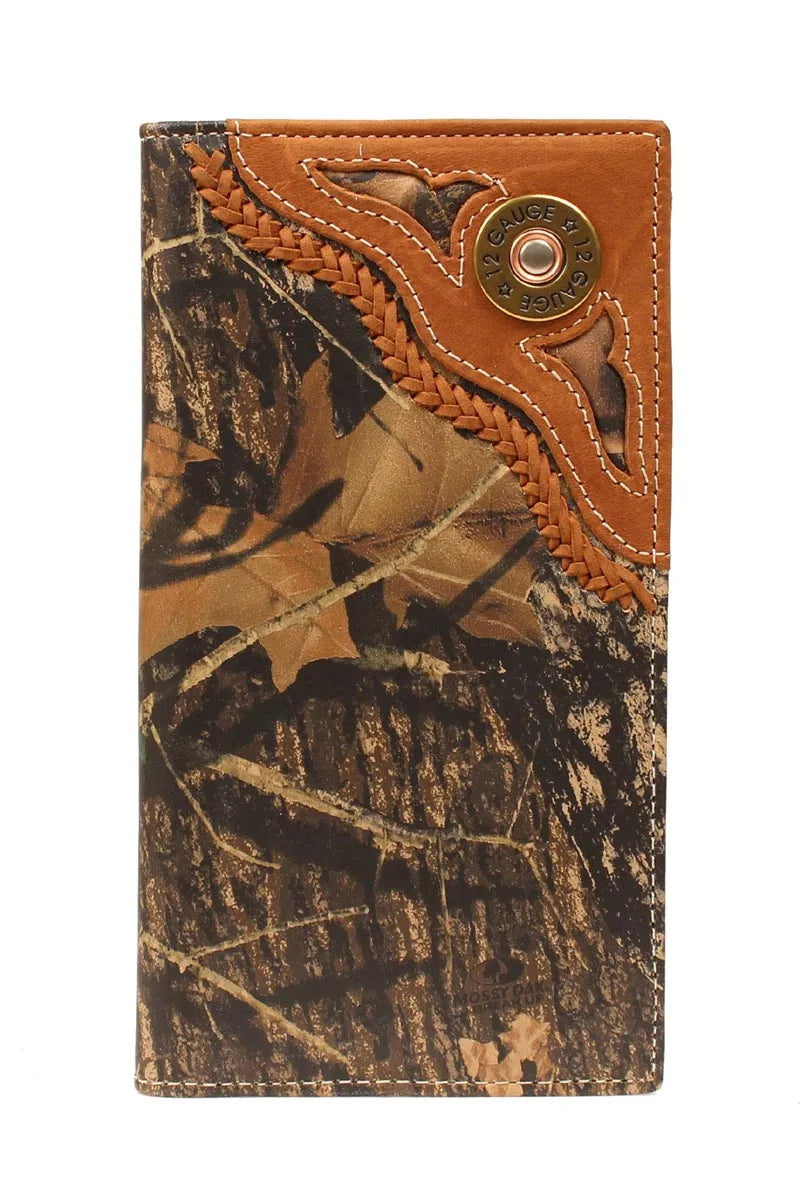 Nocona 12 Gauge Shotgun Shell Concho Camo Wallet
