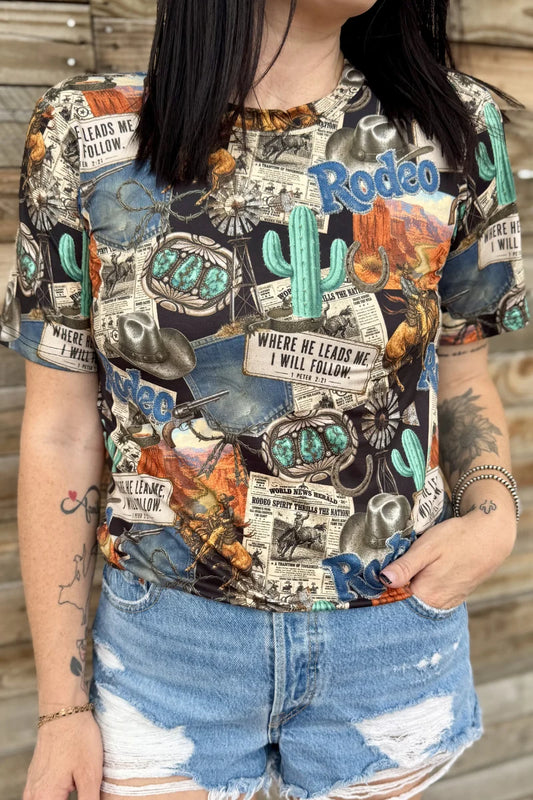 Retro Rodeo Nights Top