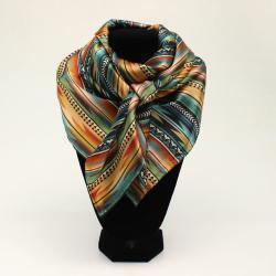 #0907897 Multi Color Aztec Design Wild Rag