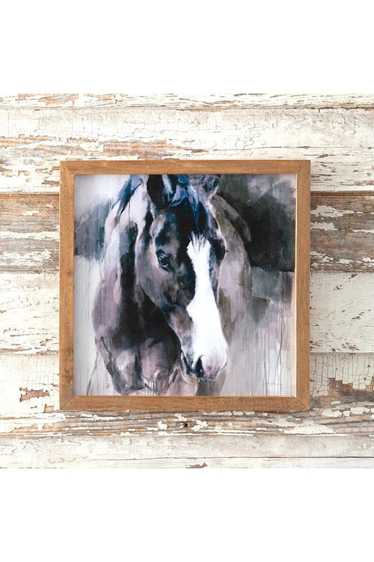14X14 Farm Horse Wall Art