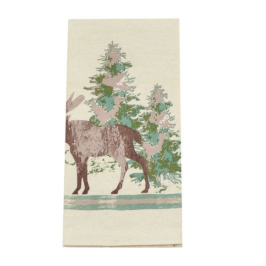 Scenery Tree Printed Tea Towel