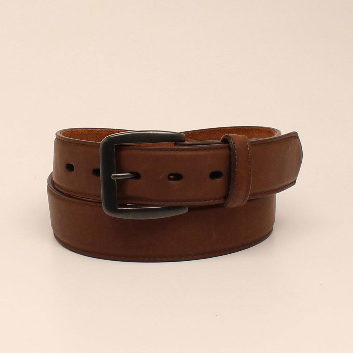 3D Men's Brown Plain Belt