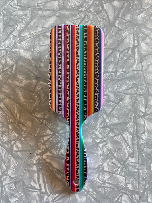 Wild Serape Paddle Hair Brush