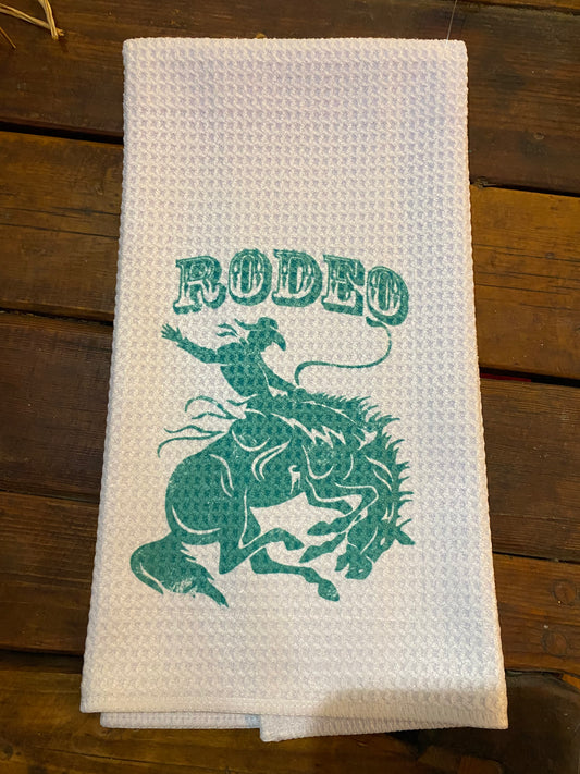 Rodeo Bronc Towel